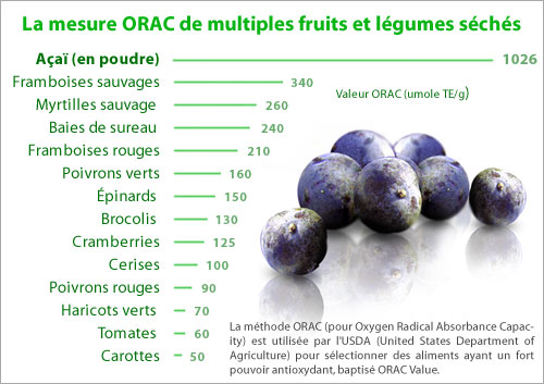 Acai antioxydant