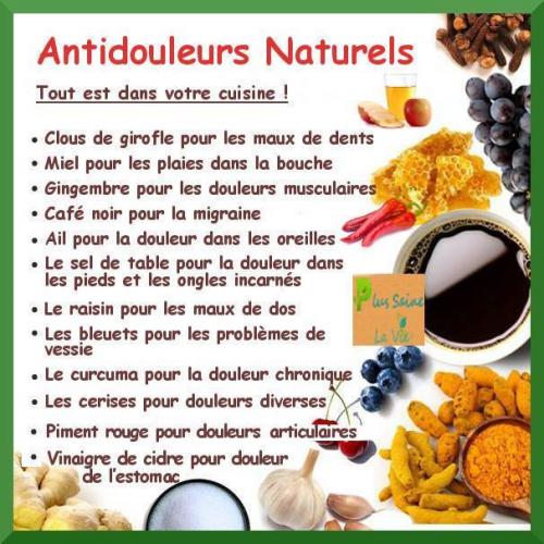 Antidouleurs naturels