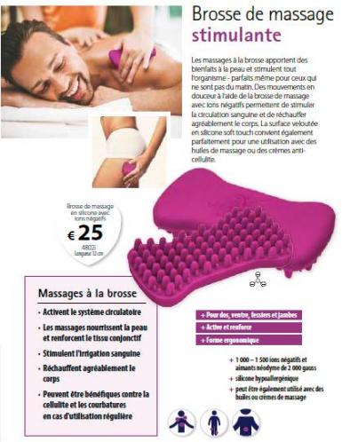 Brosse massage