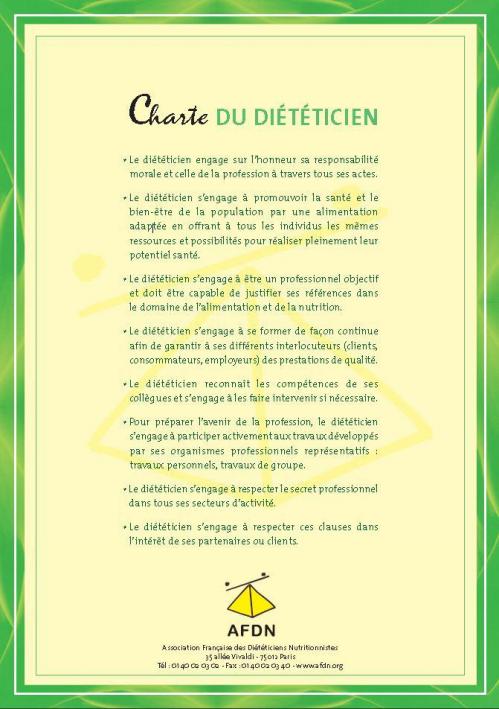 Chartre du dieteticien