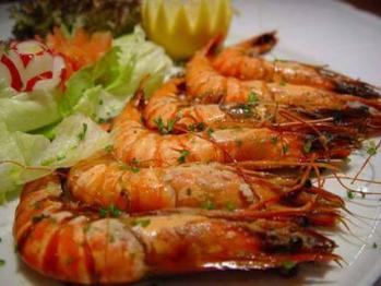 Crevettes gingembres