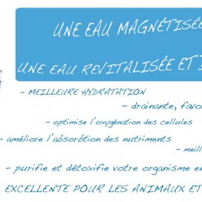 Eau magnétisée : Pourquoi devriez-vous en consommer ? Explication et  bienfaits