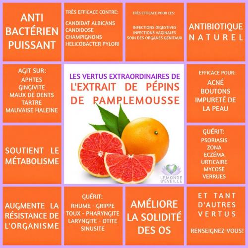 Extrait pepins pamplemousse