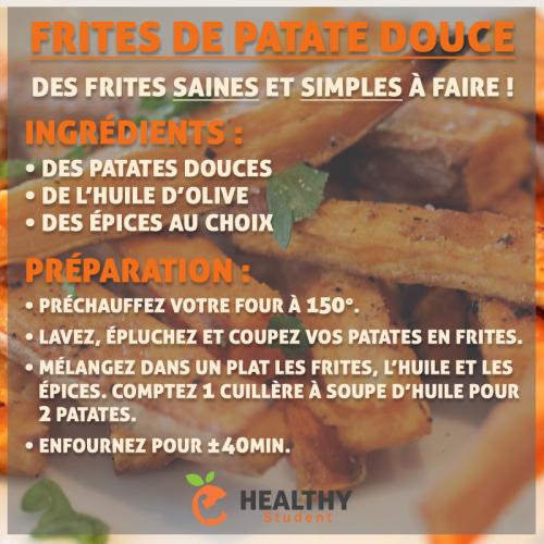 Frites de patates douces