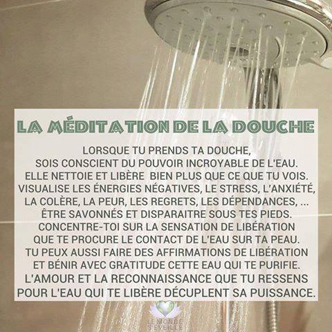 Meditation de la douche