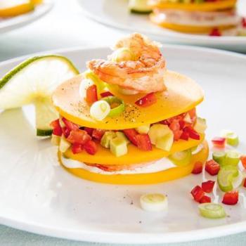 Millefeuille scampis