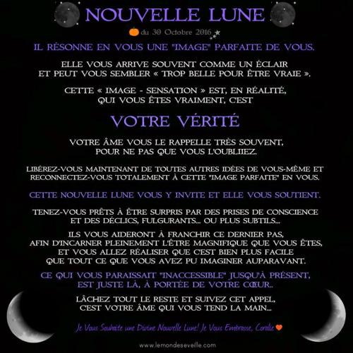 Nouvelle lune 30 10 2016