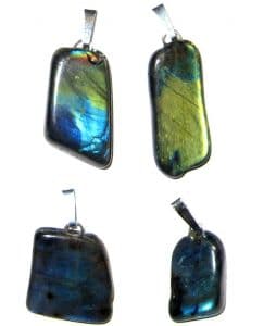 Pendentif spectrolite labradorite