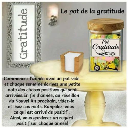 Pot de la gratitude