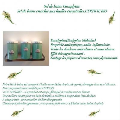 Sels de bain eucalyptus