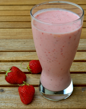 Smoothie fraises banane 1