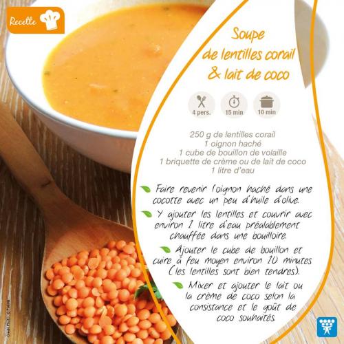 Soupe lentilles