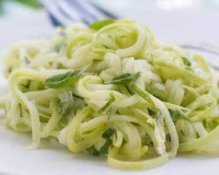 Spaghetti courgette