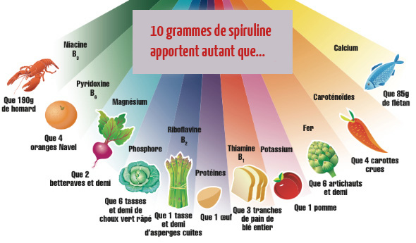 Spiruline autant que nutriments 1