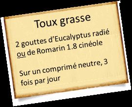 Toux grasse remede