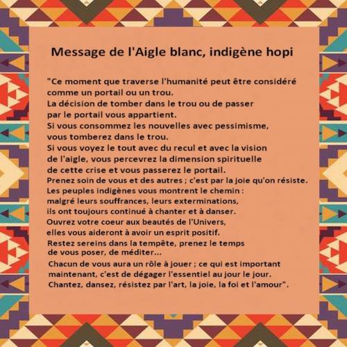 Message d aigle blanc